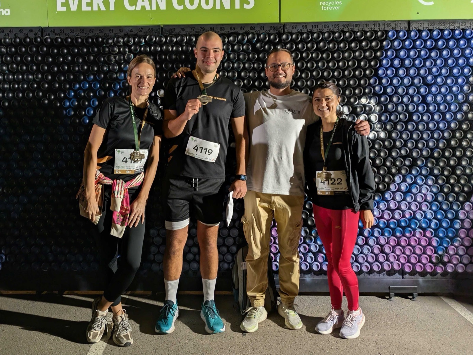 Hurricane Studio team after a running race